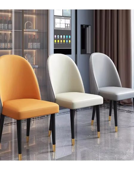 Ghế Ăn Da PU Hiện Đại Chất Liệu Kim Loại