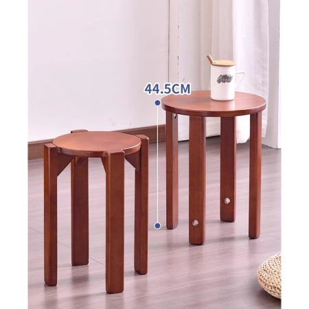 Ghế Ăn Di Động Gỗ Hiện Đại Cho Căn Hộ Ngoài Trời