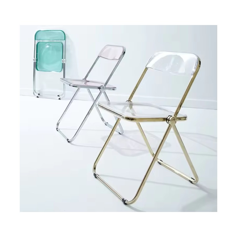 Ghế Ăn Gập Nhựa Acrylic Trong Suốt Thời Trang Ghế Ăn Gập Nhựa Acrylic Trong Suốt Thời Trang