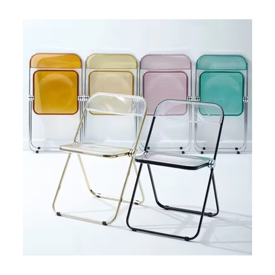 Ghế Ăn Gập Nhựa Acrylic Trong Suốt Thời Trang Ghế Ăn Gập Nhựa Acrylic Trong Suốt Thời Trang