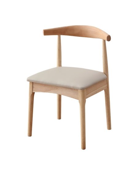 Ghế Ăn Gỗ Hiện Đại Thiết Kế Vườn Bọc Da PU