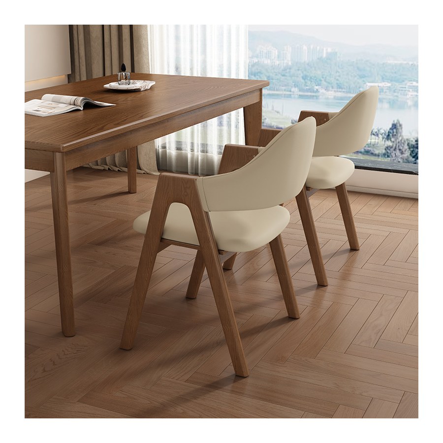 Ghế Ăn Gỗ Tự Nhiên Bắc Âu Thiết Kế Ergonomic Sang Trọng Ghế Ăn Gỗ Tự Nhiên Bắc Âu Thiết Kế Ergonomic Sang Trọng