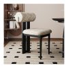 Ghế Ăn Gỗ Tự Nhiên Bọc Vải Nỉ Hiện Đại