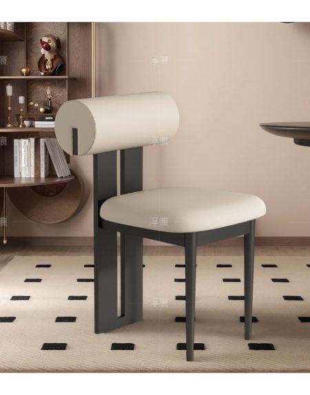 Ghế Ăn Gỗ Tự Nhiên Bọc Vải Nỉ Hiện Đại