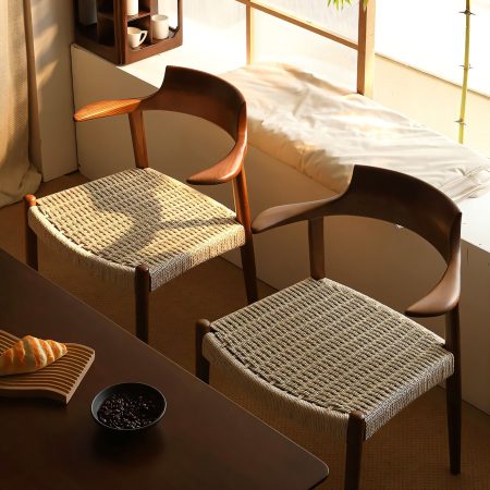 Ghế Ăn Gỗ Tự Nhiên Cổ Điển Thiết Kế Độc Đáo