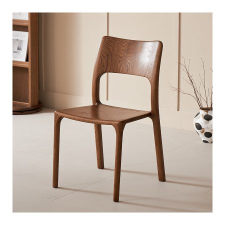 Ghế Ăn Gỗ Tự Nhiên Đen Hiện Đại Tối Giản