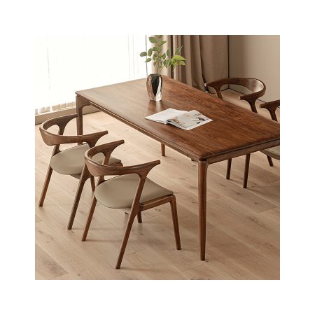 Ghế Ăn Gỗ Tự Nhiên Hiện Đại Có Tựa Lưng
