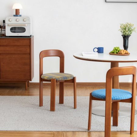 Ghế Ăn Gỗ Tự Nhiên Hiện Đại Retro Sang Trọng