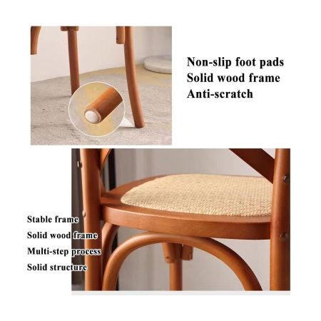 Ghế Ăn Gỗ Tự Nhiên Kiểu Dáng Hiện Đại Bền Bỉ Ghế Ăn Gỗ Tự Nhiên Kiểu Dáng Hiện Đại Bền Bỉ
