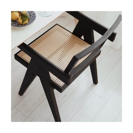 Ghế Ăn Gỗ Tự Nhiên Mây Rattan Phong Cách Tối Giản Ghế Ăn Gỗ Tự Nhiên Mây Rattan Phong Cách Tối Giản