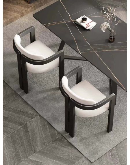 Ghế Ăn Gỗ Tự Nhiên Thiết Kế Tối Giản Vải Nhung Ghế Ăn Gỗ Tự Nhiên Thiết Kế Tối Giản Vải Nhung
