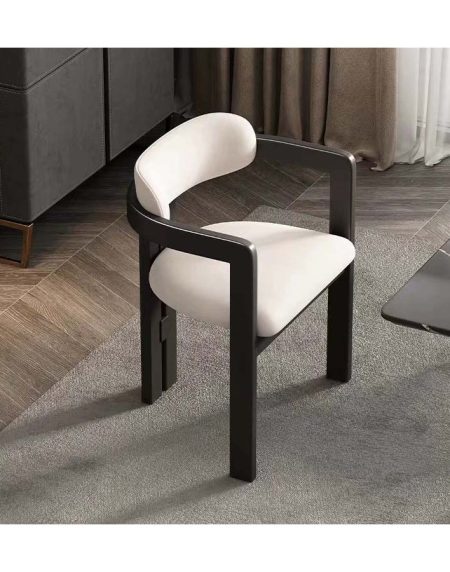Ghế Ăn Gỗ Tự Nhiên Thiết Kế Tối Giản Vải Nhung Ghế Ăn Gỗ Tự Nhiên Thiết Kế Tối Giản Vải Nhung
