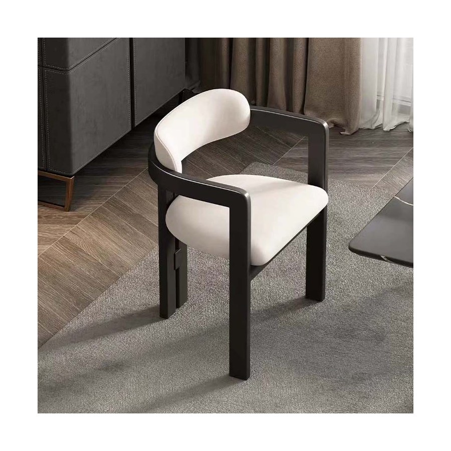 Ghế Ăn Gỗ Tự Nhiên Thiết Kế Tối Giản Vải Nhung Ghế Ăn Gỗ Tự Nhiên Thiết Kế Tối Giản Vải Nhung