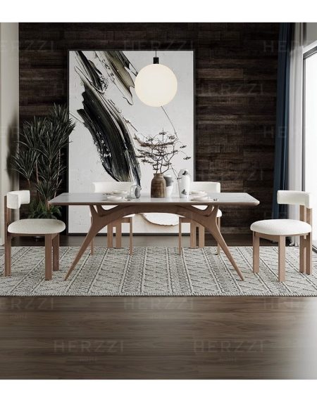 Ghế Ăn Gỗ Tự Nhiên Vintage Bền Đẹp Phong Cách Pháp