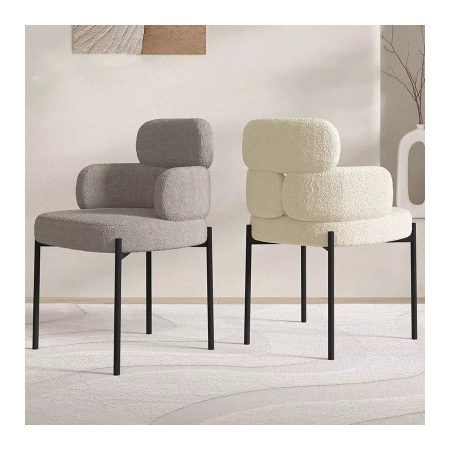 Ghế Ăn Hiện Đại Bọc Nệm Chân Kim Loại Đen Ghế Ăn Hiện Đại Bọc Nệm Chân Kim Loại Đen