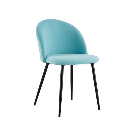 Ghế Ăn Hiện Đại Bọc Nhung Xanh Mềm Mại Chân Kim Loại Ghế Ăn Hiện Đại Bọc Nhung Xanh Mềm Mại Chân Kim Loại