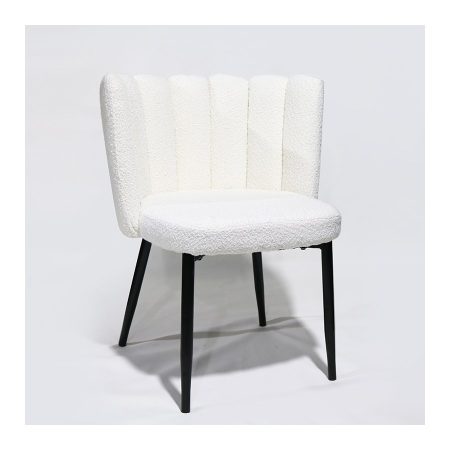 Ghế Ăn Hiện Đại Vải Boucle Màu Trắng Ghế Ăn Hiện Đại Vải Boucle Màu Trắng