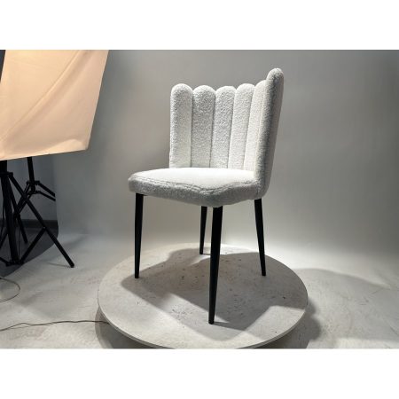 Ghế Ăn Hiện Đại Vải Boucle Màu Trắng Ghế Ăn Hiện Đại Vải Boucle Màu Trắng