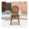 Ghế Ăn Mây Nhựa Vintage Pháp Siêu Thoải Mái Ghế Ăn Mây Nhựa Vintage Pháp Siêu Thoải Mái