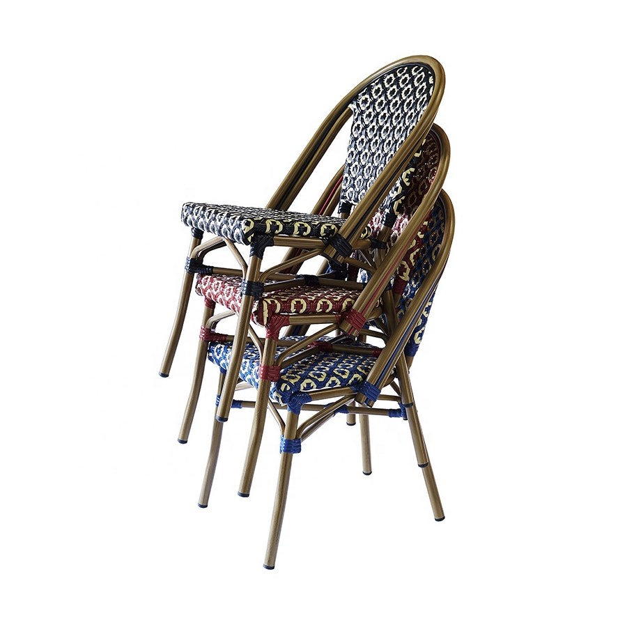 Ghế Ăn Ngoài Trời Bằng Mây Nhựa Kiểu Vintage Thoải Mái Ghế Ăn Ngoài Trời Bằng Mây Nhựa Kiểu Vintage Thoải Mái