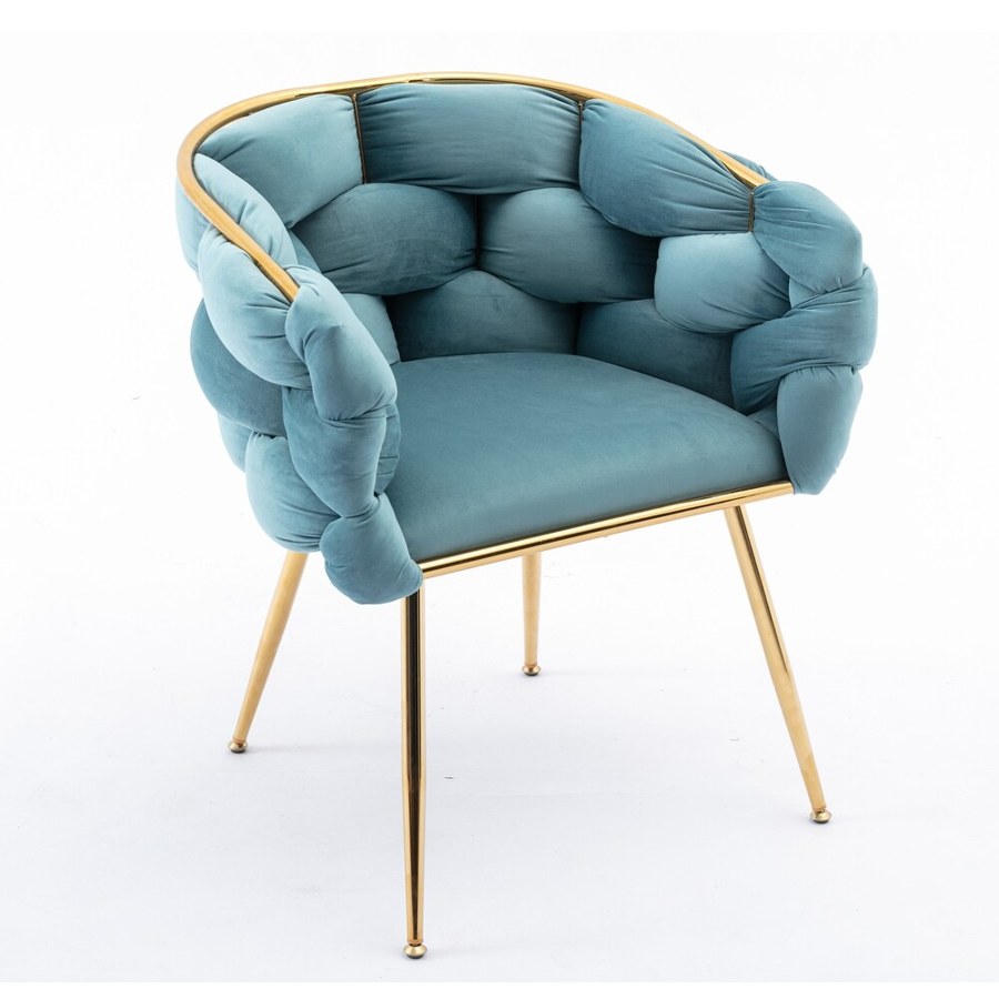 Ghế Ăn Nhấn Nệm Vải Nhung Thiết Kế Hiện Đại Chân Vàng Ghế Ăn Nhấn Nệm Vải Nhung Thiết Kế Hiện Đại Chân Vàng
