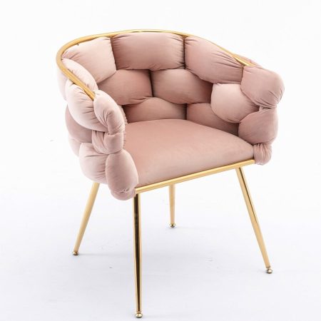 Ghế Ăn Nhấn Nệm Vải Nhung Thiết Kế Hiện Đại Chân Vàng Ghế Ăn Nhấn Nệm Vải Nhung Thiết Kế Hiện Đại Chân Vàng