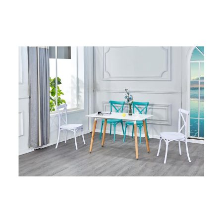 Ghế Ăn Nhựa Hiện Đại Màu Trắng Chống Nước Bền Bỉ Ghế Ăn Nhựa Hiện Đại Màu Trắng Chống Nước Bền Bỉ