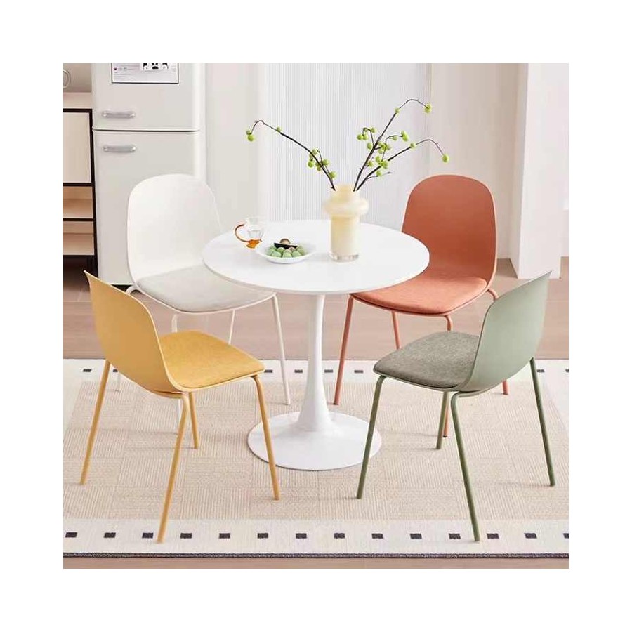 Ghế Ăn Nhựa Hiện Đại Màu Vàng Chống Nước Ghế Ăn Nhựa Hiện Đại Màu Vàng Chống Nước