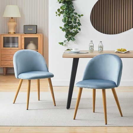 Ghế Ăn Vải Nhung Chất Lượng Cao Thiết Kế Hiện Đại