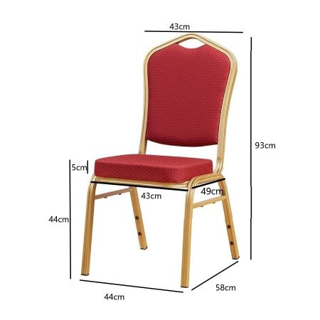 Ghế Ăn Vải Nỉ Đệm êm Cho Tiệc Cưới và Khách Sạn