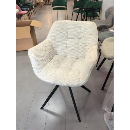 Ghế Ăn Xoay Vải Nỉ Hiện Đại Chân Kim Loại Ghế Ăn Xoay Vải Nỉ Hiện Đại Chân Kim Loại