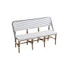 Ghế Băng Mây Nhựa Ngoài Trời Hiện Đại 3 Chỗ Ngồi