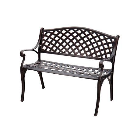 Ghế Băng Ngoài Trời 2 Chỗ Ngồi Bằng Nhôm Đúc Chống Nước