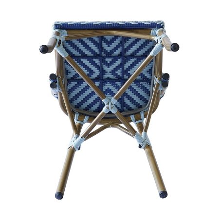 Ghế Bar Ngoài Trời Bằng Mây Vintage Xanh Dương Ghế Bar Ngoài Trời Bằng Mây Vintage Xanh Dương