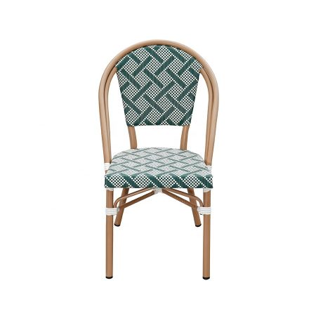 Ghế Bar Ngoài Trời Bằng Nhôm Rattan Xanh Pháp Ghế Bar Ngoài Trời Bằng Nhôm Rattan Xanh Pháp