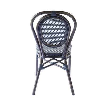 Ghế Bar Nhựa Mây Đen Chất Liệu Nhẹ, Bền, Thoải Mái