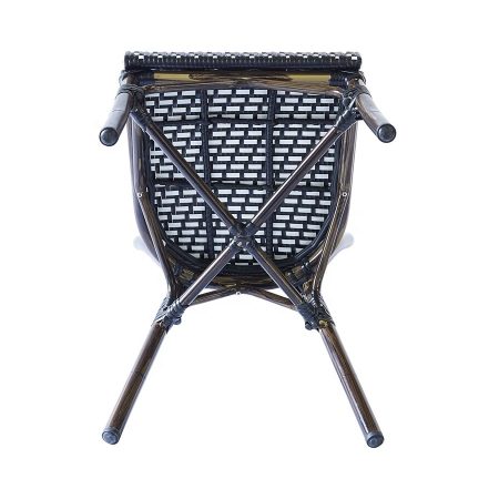 Ghế Bar Nhựa Mây Đen Chất Liệu Nhẹ, Bền, Thoải Mái