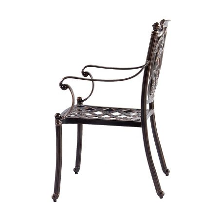 Ghế Nhôm Đúc Ngoài Trời Kiểu Vintage Sang Trọng