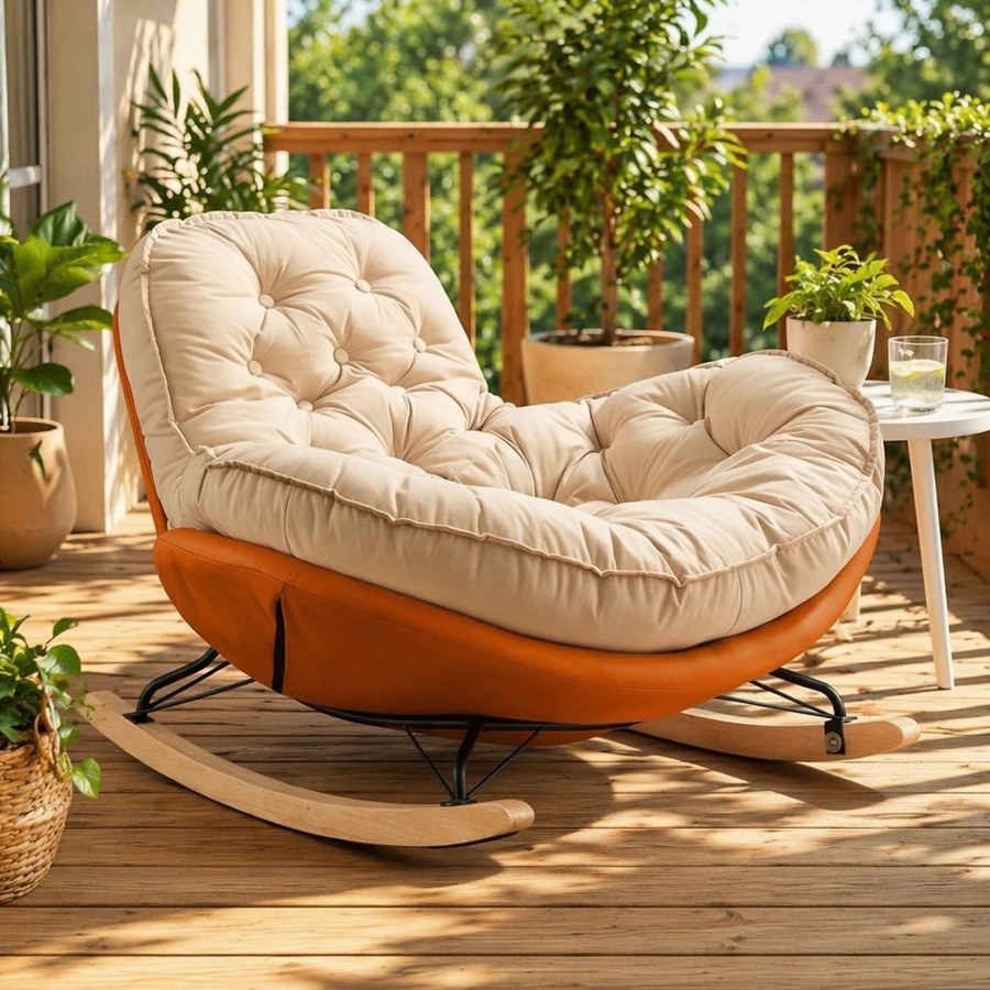 Ghế Thư Giãn Hiện Đại Gỗ Tự Nhiên Bọc Vải Cotton Ghế Thư Giãn Hiện Đại Gỗ Tự Nhiên Bọc Vải Cotton