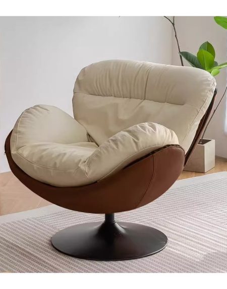 Ghế Thư Giãn Kim Loại Da Cao Cấp Hiện Đại