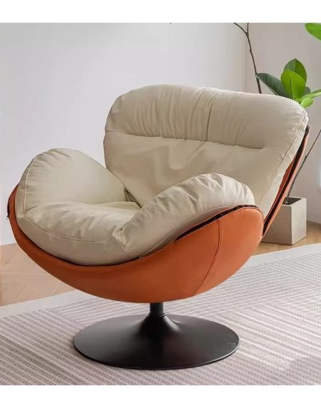 Ghế Thư Giãn Kim Loại Da Cao Cấp Hiện Đại