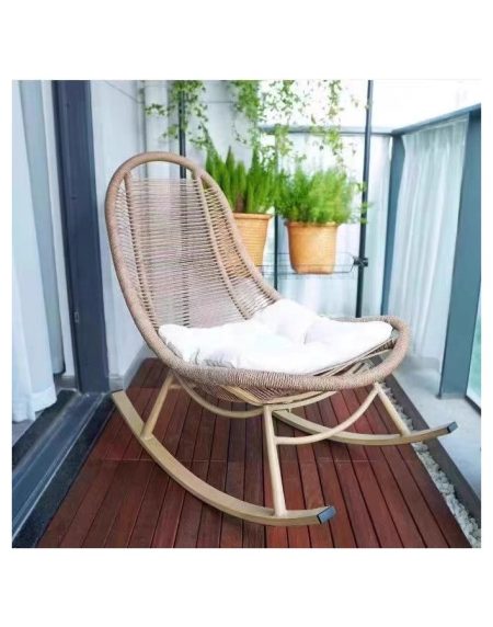 Ghế Thư Giãn Mây Nhựa Hiện Đại Cho Ban Công