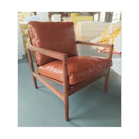 Ghế Thư Giãn Vải Nhung Hiện Đại Chân Gỗ Bền Đẹp