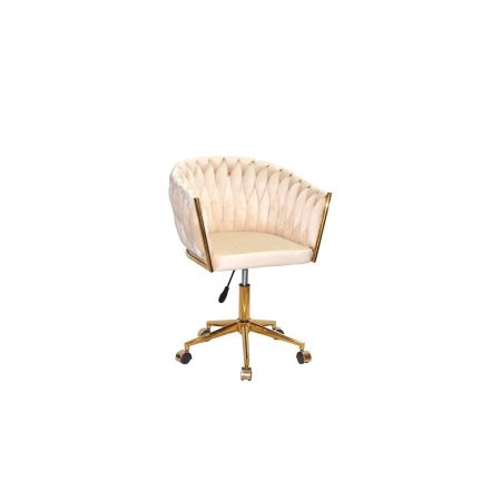Ghế Văn Phòng Hiện Đại Bọc Nhung Có Bánh Xe Điều Chỉnh Chiều Cao