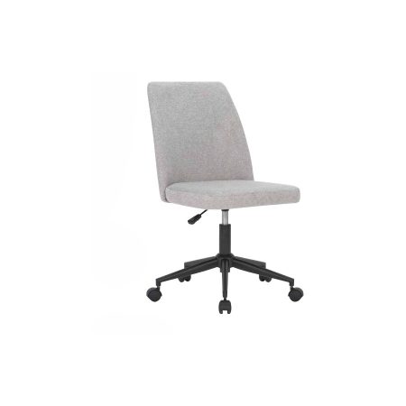 Ghế Văn Phòng Không Tay Bọc Vải Có Bánh Xe & Xoay
