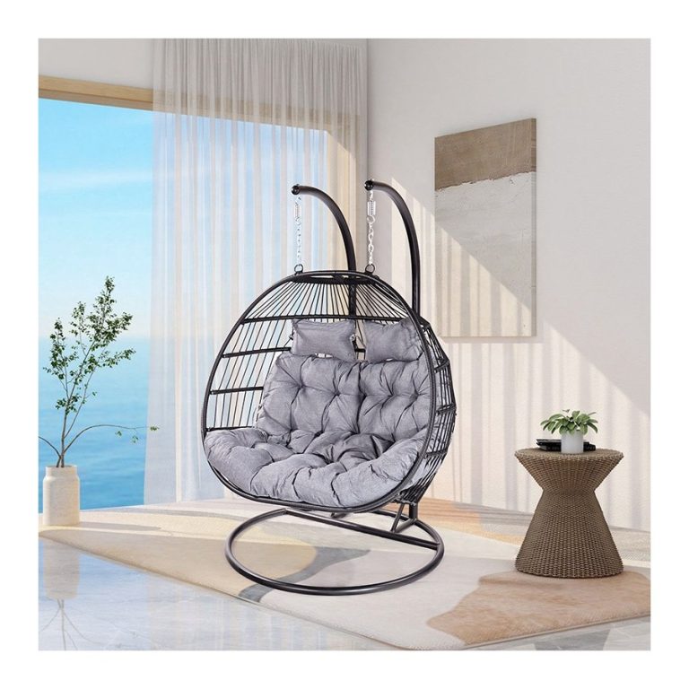 Ghế Xích Đu Mây Nhựa Hai Người Đẹp Hiện Đại