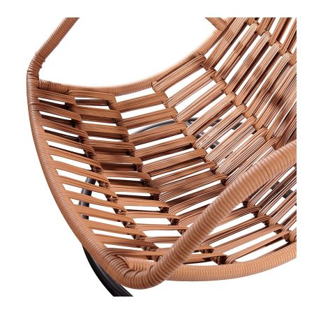 Ghế Xích Đu Mây Nhựa Khung Kim Loại Chất Lượng Cao Ghế Xích Đu Mây Nhựa Khung Kim Loại Chất Lượng Cao