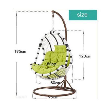 Ghế Xích Đu Mây Nhựa Ngoài Trời Chất Lượng Cao Ghế Xích Đu Mây Nhựa Ngoài Trời Chất Lượng Cao