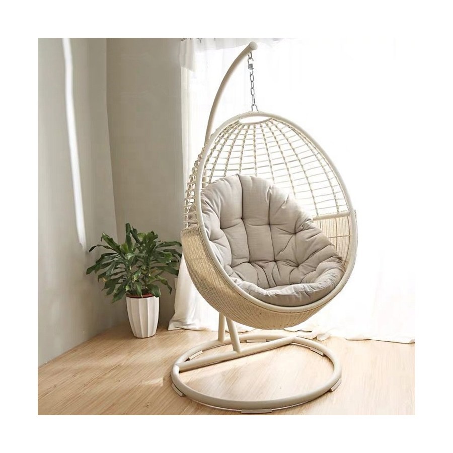 Ghế Xích Đu Ngoài Trời Bằng Mây Nhựa Hình Trứng Ghế Xích Đu Ngoài Trời Bằng Mây Nhựa Hình Trứng