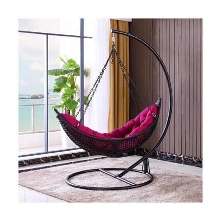 Ghế Xích Đu Treo Ngoài Trời Mây Nhựa Hiện Đại